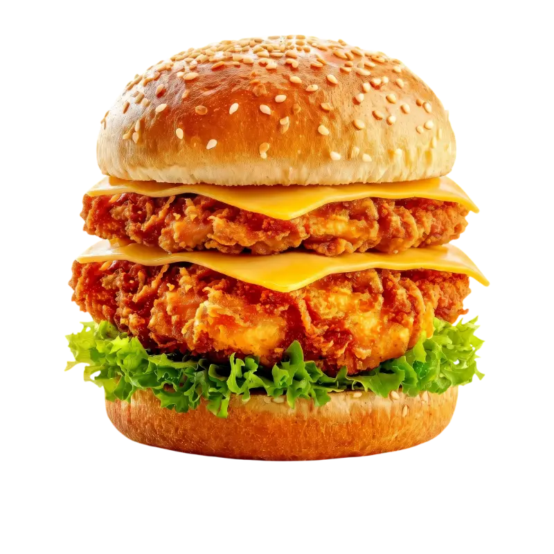 دبل برجر زنجر - Double Zinger Burger